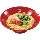 かつお節オクラ梅おろしうどん Cold Udon w/Pickled Plum, Grated Radish, Okra & Bonito Flakes（なか卯 阪急桂駅東口店）