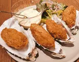 大ぶり広島産かきの牡蠣フライ 2個(牡蠣酒場すずきんち)