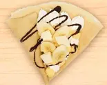 チョコレートクリームチーズバナナ（自然卵のクレープ）