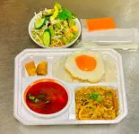 ガパオライストムヤムお弁当セつ ~ Gapao rice with Tom yum bento set（インド＆タイ料理スマイル Indian ＆ Thai restaurant ＆Bar~Smile）