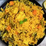 ベジビリヤニ Vegetables Biryani（ニューリトルインディア 深江橋店）