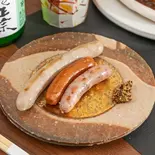 生ソーセージ三種盛り Fresh Sausage Assortment (3 Kinds)（ええやん北新地本店）