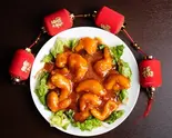 エビチリ Stir-Fried Shrimp with Chili Sauce（本格四川料理 天府）