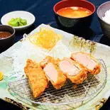 匠のフィレかつ一口冷しゃぶ130g(豚汁付き)(しゃぶ茶房)