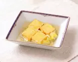 厚揚げと湯葉の餡掛け(1000円パスタ 東粉浜ワンコイン酒場)