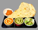 カレー食べ比べセットA Double curry with naan（スパイスの味SWAD）