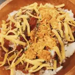 【チェダーチーズ】ゴロゴロお肉のタコライス(並) Chunky Meat  Taco Rice（ゴロゴロお肉の牛タコライスと参鶏湯(サムゲタン) 志村坂上店(カラオケCLUB DAM 志村坂上店)）