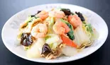 【蝦炒麺】えび焼きそば(中華 東海飯店 大門本店)