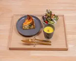 サーモンとほうれん草のキッシュ（cafe そのまま）