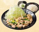 塩すたみな焼き定食（伝説のすた丼屋 名古屋栄店）