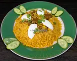 マトンビリヤニ Mutton Biryani（インド料理サムザナ）