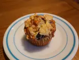 オーガニックブルーベリーとクリームチーズの米粉マフィン(米と米粉のグルテンフリー Hoy’s Cafe)