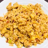 鶏肉入り辛子チャーハン(龍盛菜館 水天宮店)