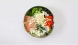 半熟卵のシーザーサラダ（1キロ飯工房 食らいやがれ）