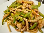 青椒肉絲（福記餃子）