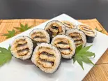 うなぎ極太巻き Extra thick eel roll（寿司・海鮮丼 がんこ 平野郷屋敷店）