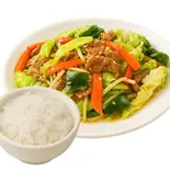 ポークの野菜炒め pork vag. stir fry(ザ・コックハウス INDIAN RESTAURANT THE COOK HOUSE)