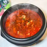 ユッケジャンスープ(大) Yukgaejang Soup (Large)（韓ビビンバ石焼家）
