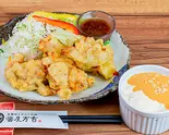 【単品チキン】チーズデミグラスタルタルたっぷり!(醤屋万吉のうどん)