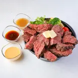 極上赤身ステーキ(400g)ライスボウル（ぐるり庵離れ）