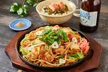 定番豚バラ焼そば＆選べるミニ丼セット（国産牛ホルモン焼きそば ホルそば亭 西神奈川3丁目2号店）