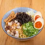 味玉煮干し油そば(麺屋音 練馬店)