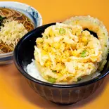 かき揚げ丼セット(かき揚げ、南瓜)（しぶそば溝の口店）