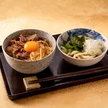 プレミアム和牛丼・うどん定食（鍋の専門店 左舞璃菜 鳳）