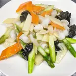エビとアスパラの塩味炒め（点心楼 台北）