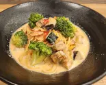 彩り野菜の明太クリーム(明太バンビーナ 御器所ガレージ店)