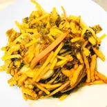 豚肉と高菜の炒め（華聖樓）