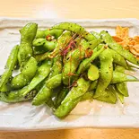 枝豆のペペロンチーノ風（しばいけ）