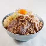 マシマシマシマシ 背脂まぜそば Maxed-Out Rich Back Fat Mazesoba (Extra Everything)(【元祖 二郎 インスパイア】ぎょうてん屋 ぎ郎 京成小岩店)