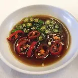チリバリ(刻み唐辛子醤油) chili padi sauce（マレーシア屋台料理 ちりばり 五反田本店）
