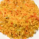ガーリックバターサフランライスsaffron rice(Amardeep Indian Nepali Resturant)