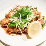 鶏肉の唐揚げ特製ソース掛け（中華酒家飯店 角鹿）