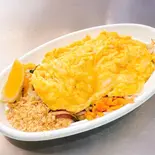 パット タイムー(豚)+スクランプエッグผัดไทยหมู+ไข่ข้น(PINTO)