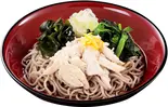 (冷)ゆず鶏ほうれん草そば又はうどん（富士そば 浦和仲町店）