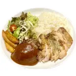 チキン＆ハンバーグコンビ（The Diner）