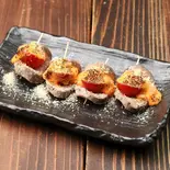 ローストポークのトマトチーズ炙り（藁焼き 居酒茶屋 鑪）