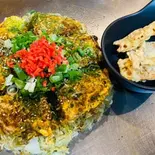 広島お好み焼き肉玉(イカ天・大葉・チーズ入り)（広島鉄板☆バリュー兄弟 こめちゃん）