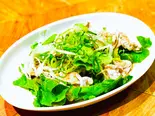 豚ロースの冷しゃぶしゃぶごまだれサラダ(餃子工房ちびすけ 梅田総本店)