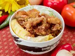 オムタマあご出汁唐揚げ丼（贅沢極み唐揚げ あご家）