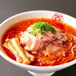 肉汁中華ソバ(YAMITSUKI旨辛) +味玉付き（百年本舗 秋葉原総本店）