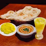 おすすめ:~カレーナン+ドリンク付 きせつト-Curry Nan + Drink set（インド＆タイ料理スマイル Indian ＆ Thai restaurant ＆Bar~Smile）
