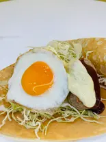 チーズロコモコくれーぷ（くれーぷくれーぷ）