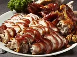 수제 한방 왕 족발 自家製漢方チョッパ(豚足)（韓国中華 一釜食堂 중화요리 한가마 Korean style Chinese food HANGAMA）