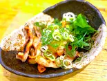 いか焼きのしそおろしぽん酢がけ(餃子工房ちびすけ 梅田総本店)