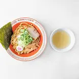 武蔵野油そば＆スープセット【レンジ油そば】（武蔵野アブラ學会 神田店）
