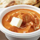 バターチキンカレーセット、ナンorライス付 Butter Chicken Curry＆Nan or Rice（アジアンレストランシータ）